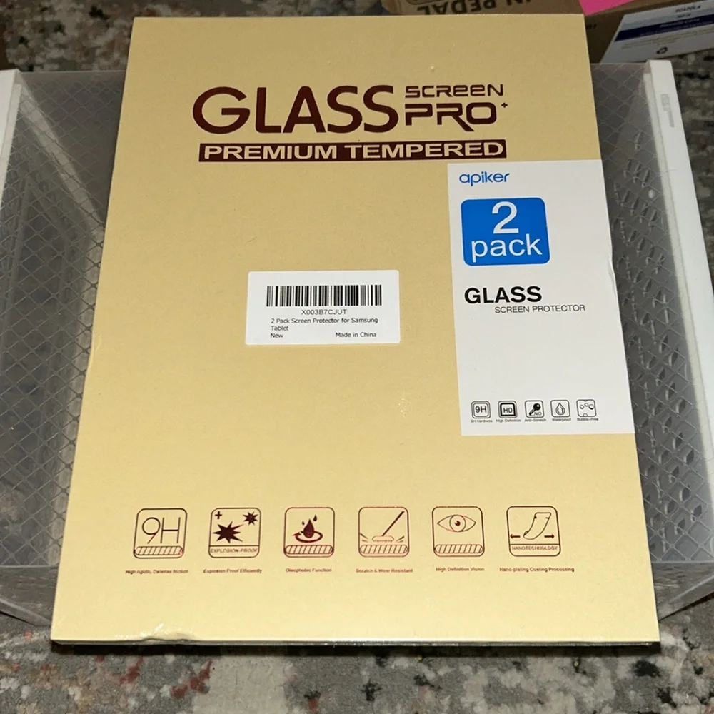 apiker 2 Pack Screen Protector for Samsung Galaxy Tab S6 Lite 10.4 inch